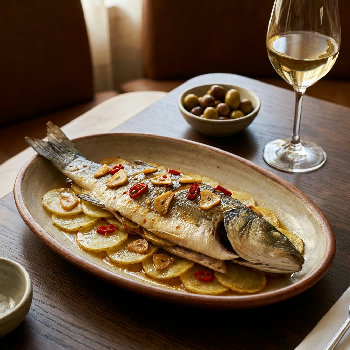 Lubina a la Espalda "Donostiarra"