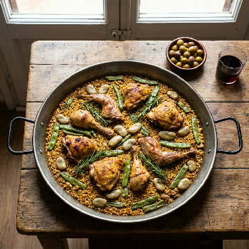 Paella Valenciana de la Huerta
